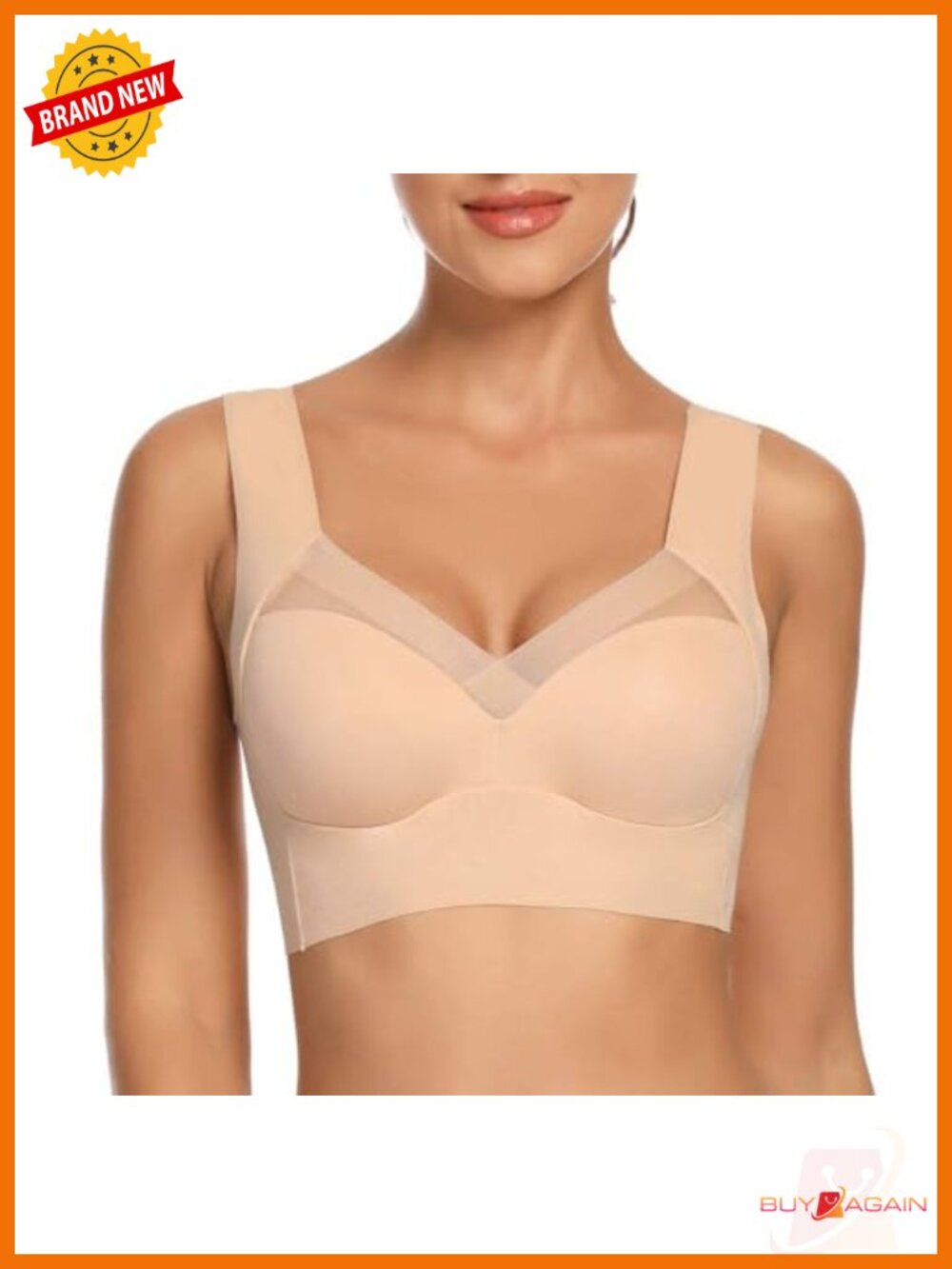 Seamless Wirefree Bras Comfortable Wireless Bras No Underwire Padded Push Up